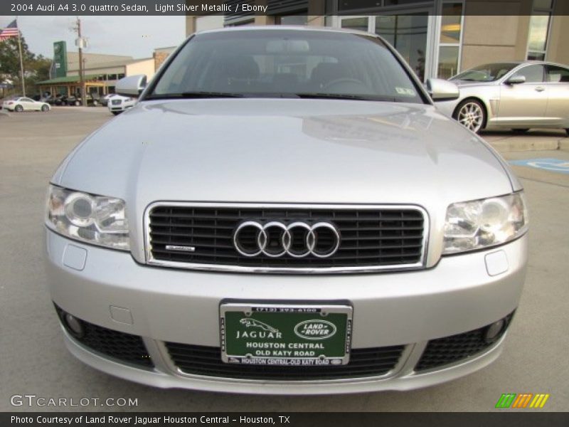 Light Silver Metallic / Ebony 2004 Audi A4 3.0 quattro Sedan