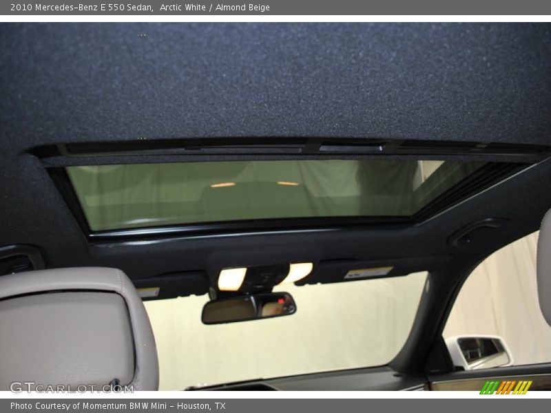 Arctic White / Almond Beige 2010 Mercedes-Benz E 550 Sedan