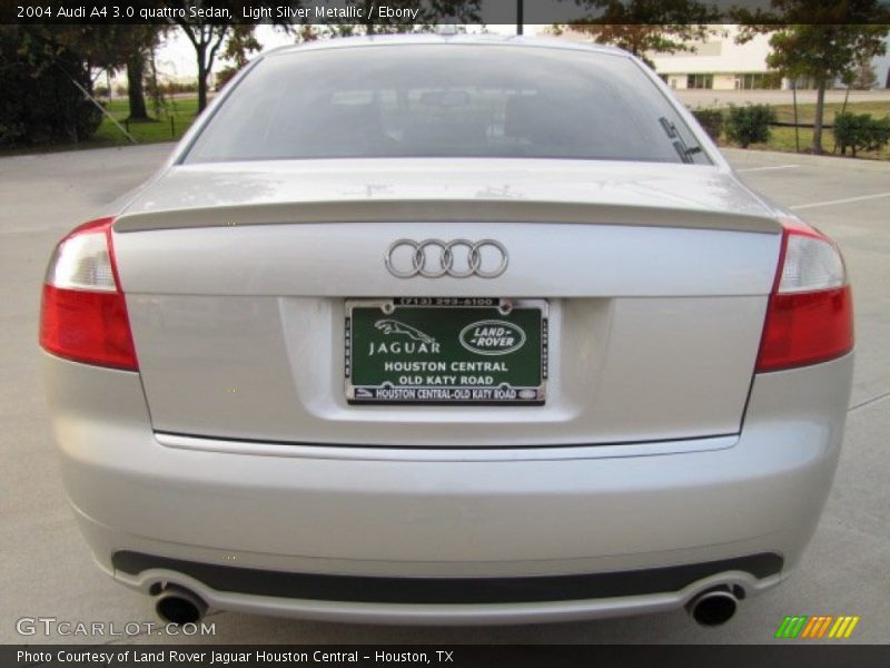 Light Silver Metallic / Ebony 2004 Audi A4 3.0 quattro Sedan