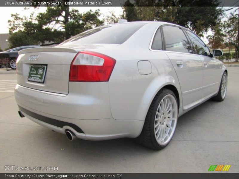 Light Silver Metallic / Ebony 2004 Audi A4 3.0 quattro Sedan