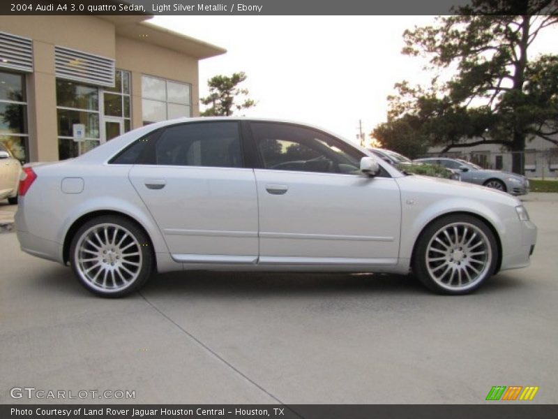 Light Silver Metallic / Ebony 2004 Audi A4 3.0 quattro Sedan