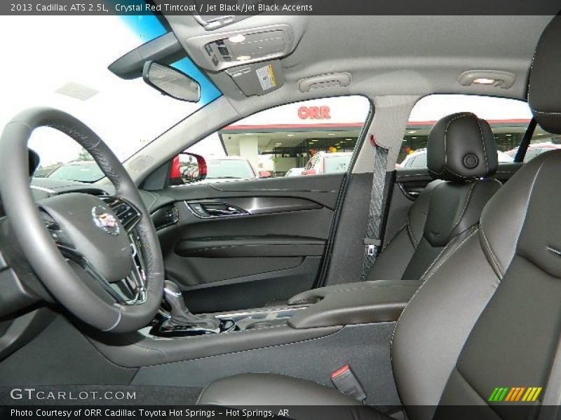 Crystal Red Tintcoat / Jet Black/Jet Black Accents 2013 Cadillac ATS 2.5L
