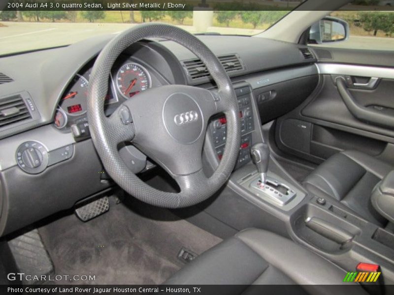 Ebony Interior - 2004 A4 3.0 quattro Sedan 