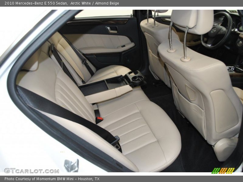 Arctic White / Almond Beige 2010 Mercedes-Benz E 550 Sedan