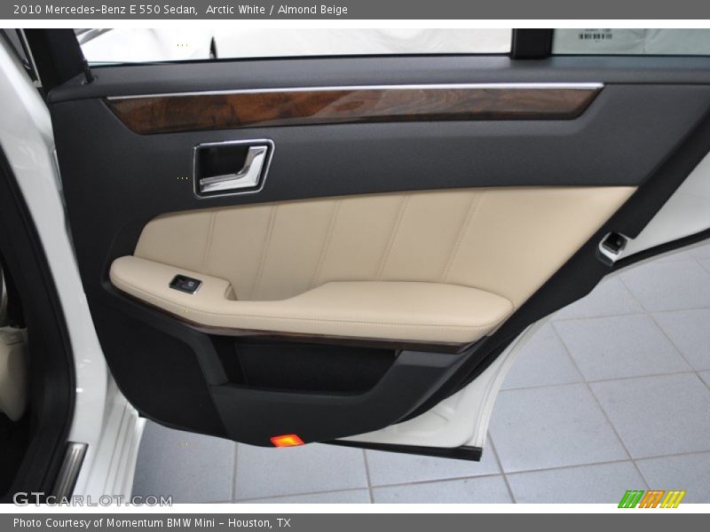 Arctic White / Almond Beige 2010 Mercedes-Benz E 550 Sedan