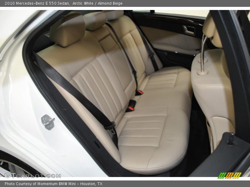 Arctic White / Almond Beige 2010 Mercedes-Benz E 550 Sedan