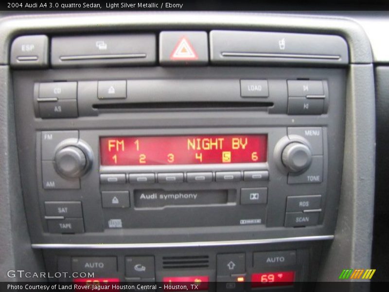 Audio System of 2004 A4 3.0 quattro Sedan