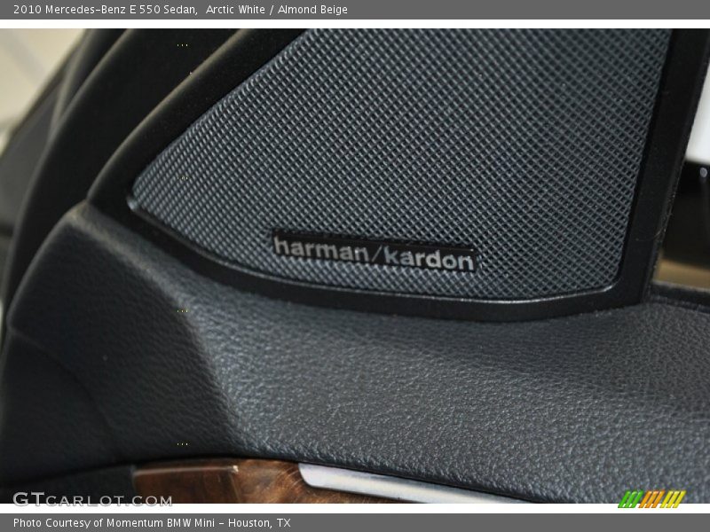 Arctic White / Almond Beige 2010 Mercedes-Benz E 550 Sedan