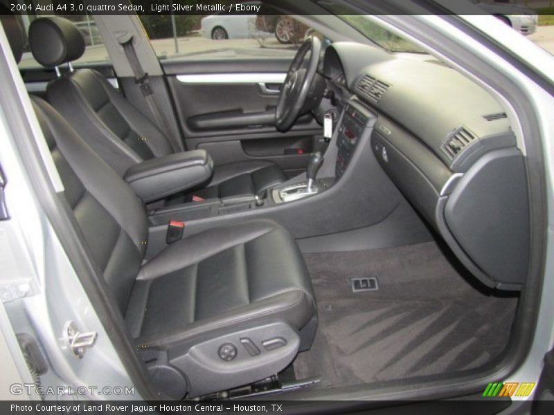 Light Silver Metallic / Ebony 2004 Audi A4 3.0 quattro Sedan