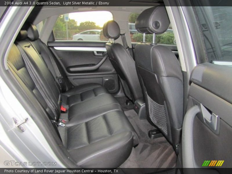 Rear Seat of 2004 A4 3.0 quattro Sedan