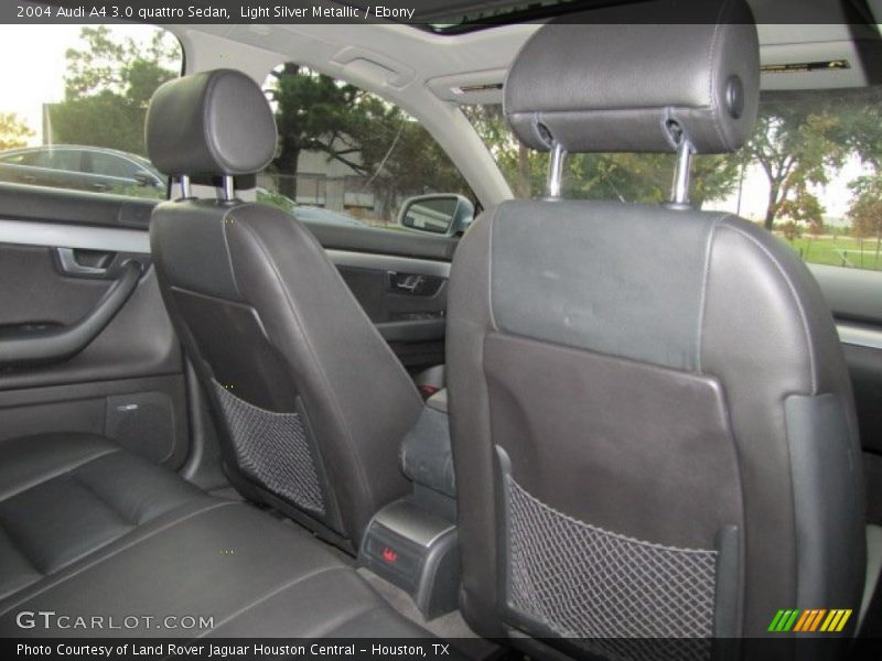Light Silver Metallic / Ebony 2004 Audi A4 3.0 quattro Sedan