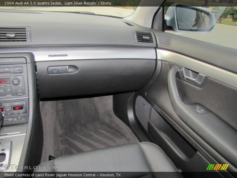 Light Silver Metallic / Ebony 2004 Audi A4 3.0 quattro Sedan
