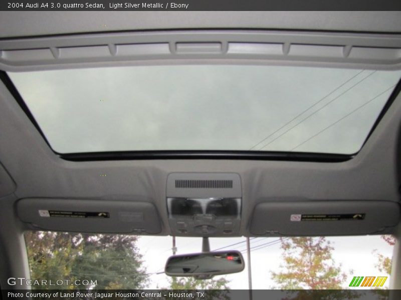 Light Silver Metallic / Ebony 2004 Audi A4 3.0 quattro Sedan