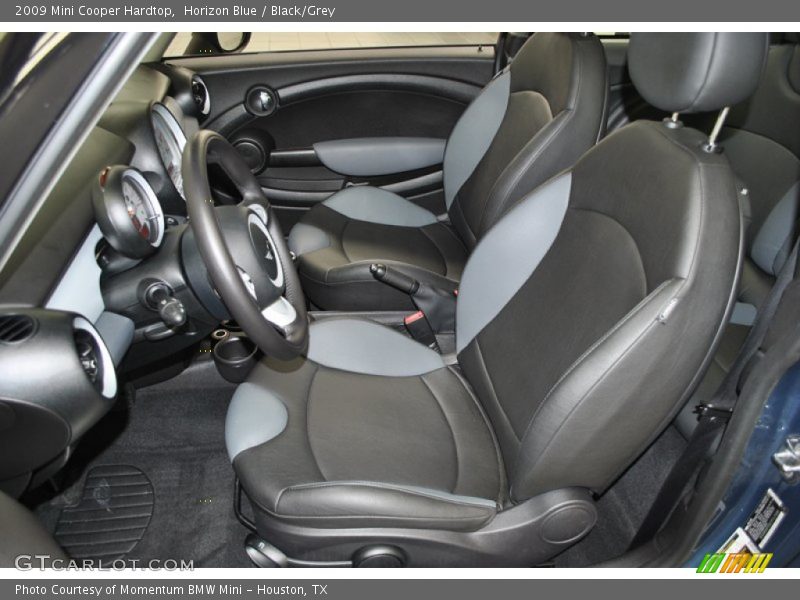Horizon Blue / Black/Grey 2009 Mini Cooper Hardtop