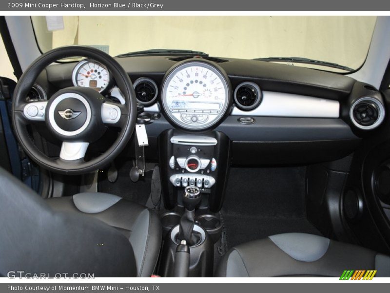 Horizon Blue / Black/Grey 2009 Mini Cooper Hardtop