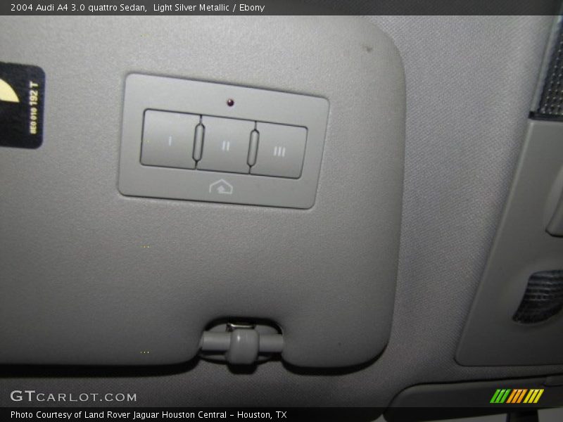 Light Silver Metallic / Ebony 2004 Audi A4 3.0 quattro Sedan