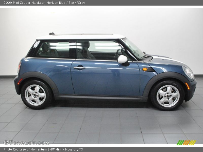 Horizon Blue / Black/Grey 2009 Mini Cooper Hardtop
