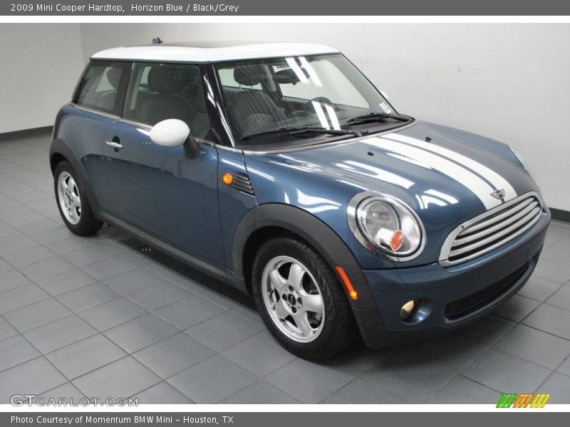 Horizon Blue / Black/Grey 2009 Mini Cooper Hardtop
