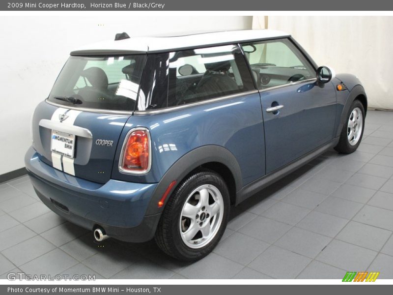 Horizon Blue / Black/Grey 2009 Mini Cooper Hardtop