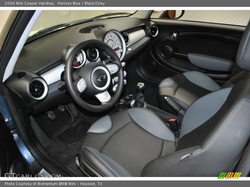 Horizon Blue / Black/Grey 2009 Mini Cooper Hardtop