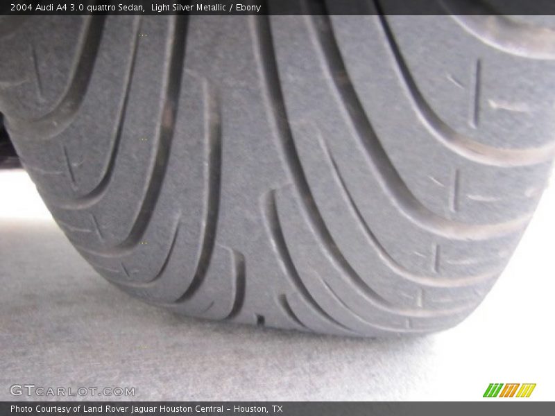 Light Silver Metallic / Ebony 2004 Audi A4 3.0 quattro Sedan
