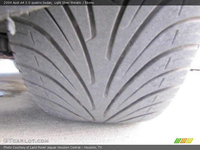 Light Silver Metallic / Ebony 2004 Audi A4 3.0 quattro Sedan