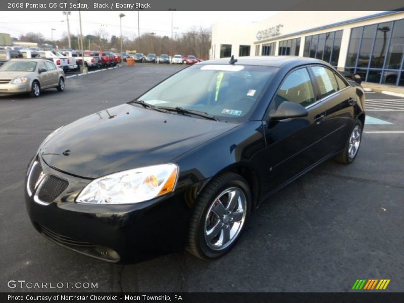 Black / Ebony Black 2008 Pontiac G6 GT Sedan