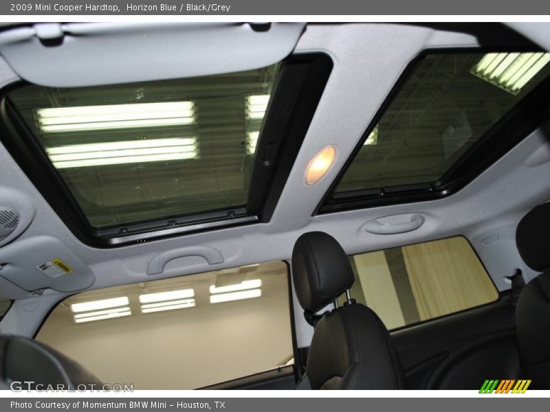 Horizon Blue / Black/Grey 2009 Mini Cooper Hardtop
