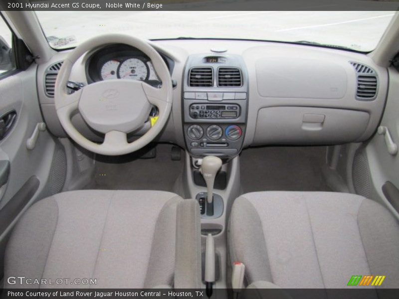  2001 Accent GS Coupe Beige Interior