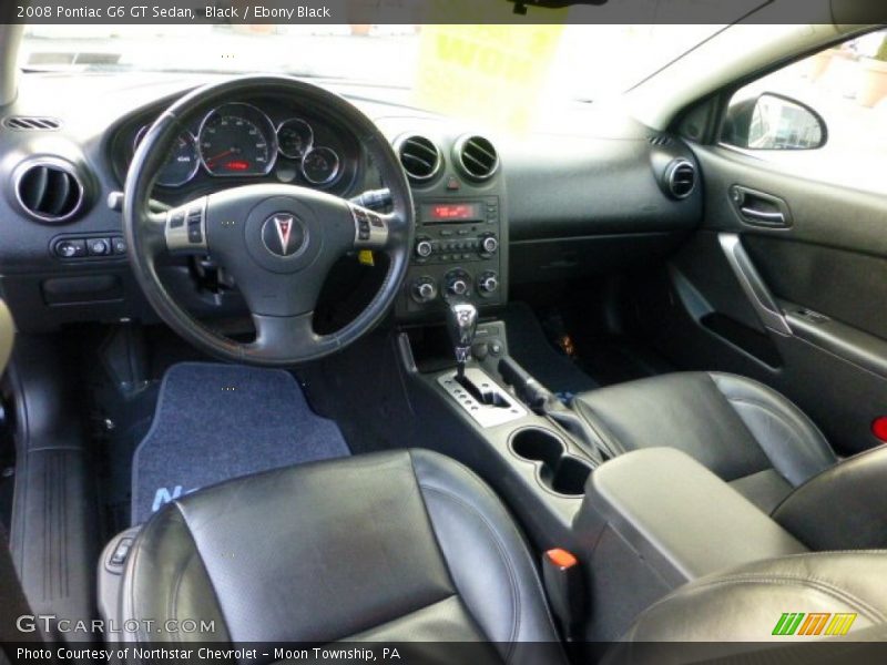 Black / Ebony Black 2008 Pontiac G6 GT Sedan