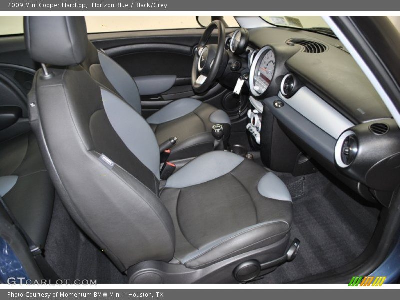 Horizon Blue / Black/Grey 2009 Mini Cooper Hardtop