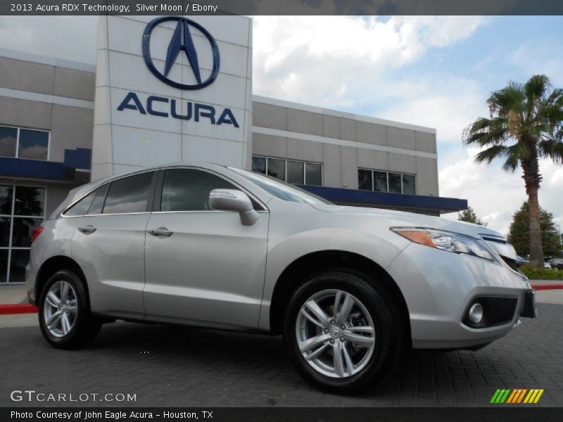 Silver Moon / Ebony 2013 Acura RDX Technology