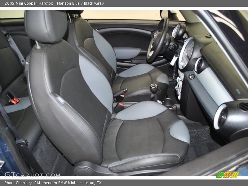 Horizon Blue / Black/Grey 2009 Mini Cooper Hardtop