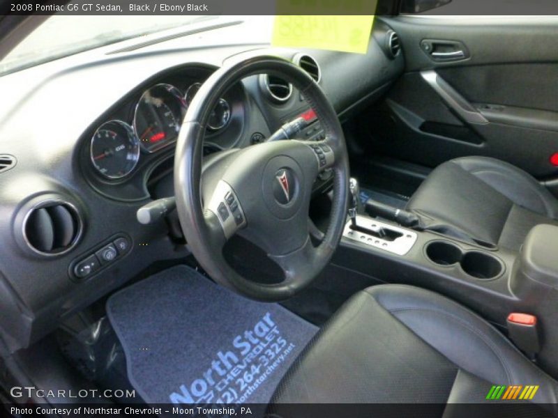 Black / Ebony Black 2008 Pontiac G6 GT Sedan