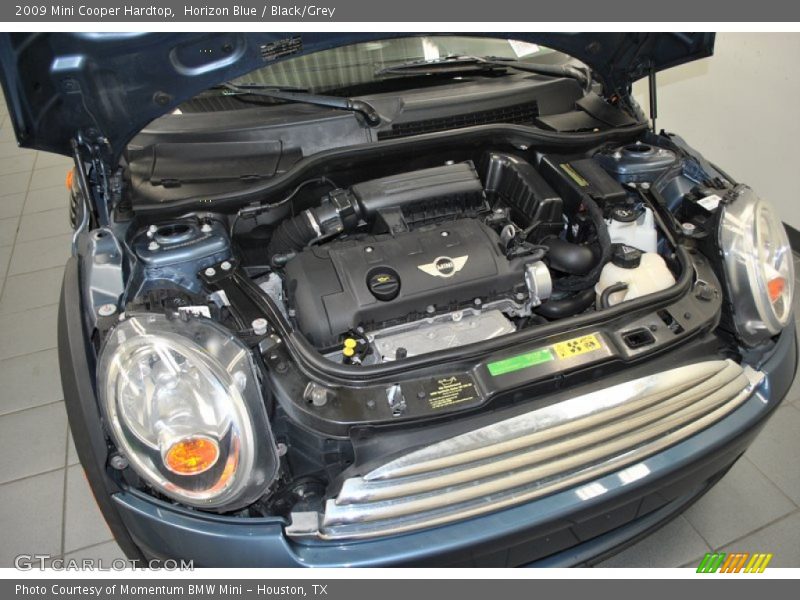 Horizon Blue / Black/Grey 2009 Mini Cooper Hardtop
