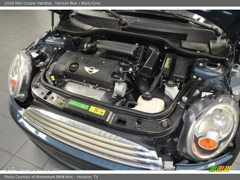 Horizon Blue / Black/Grey 2009 Mini Cooper Hardtop
