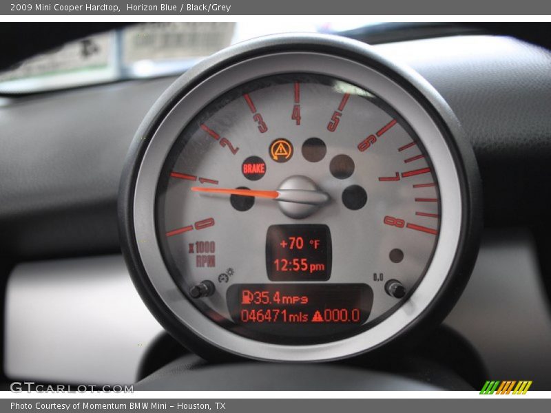 Horizon Blue / Black/Grey 2009 Mini Cooper Hardtop