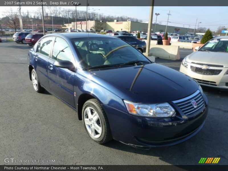 Deep Blue / Gray 2007 Saturn ION 2 Sedan
