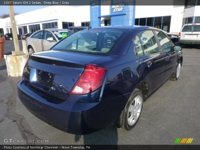 Deep Blue / Gray 2007 Saturn ION 2 Sedan