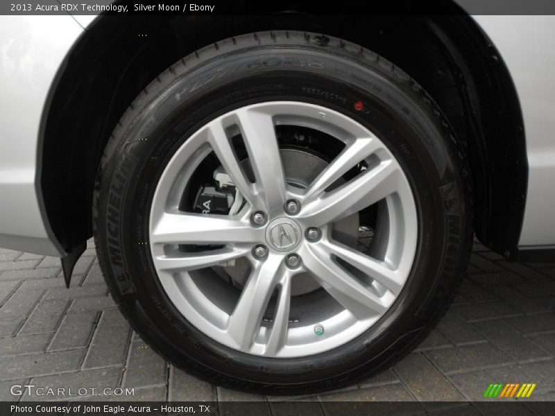 Silver Moon / Ebony 2013 Acura RDX Technology