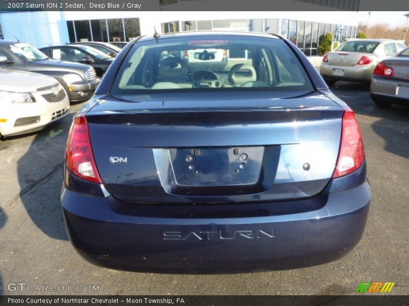 Deep Blue / Gray 2007 Saturn ION 2 Sedan
