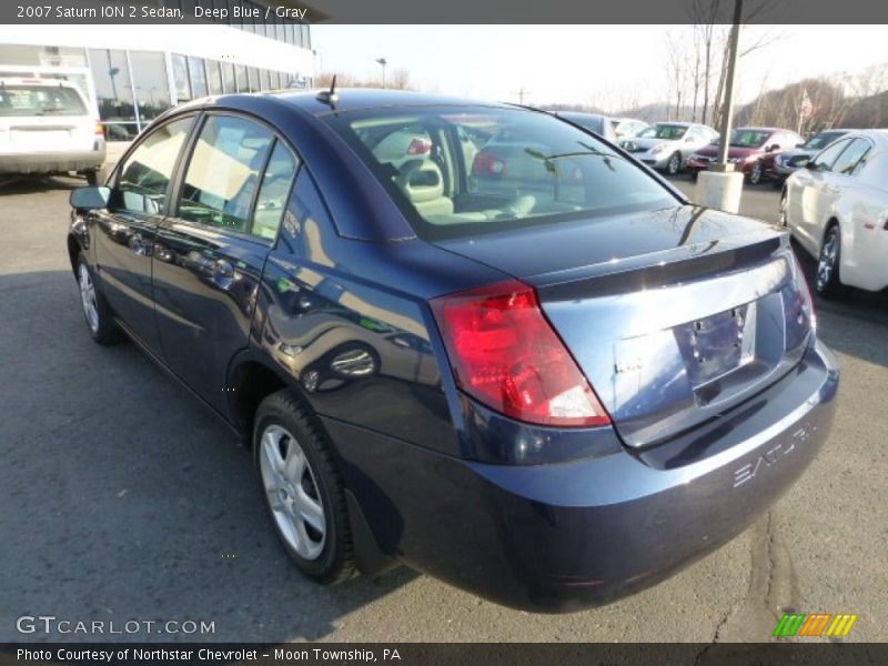 Deep Blue / Gray 2007 Saturn ION 2 Sedan