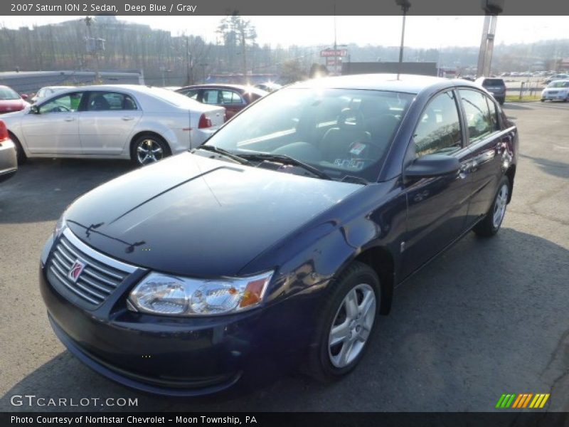 Deep Blue / Gray 2007 Saturn ION 2 Sedan