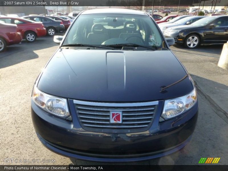 Deep Blue / Gray 2007 Saturn ION 2 Sedan