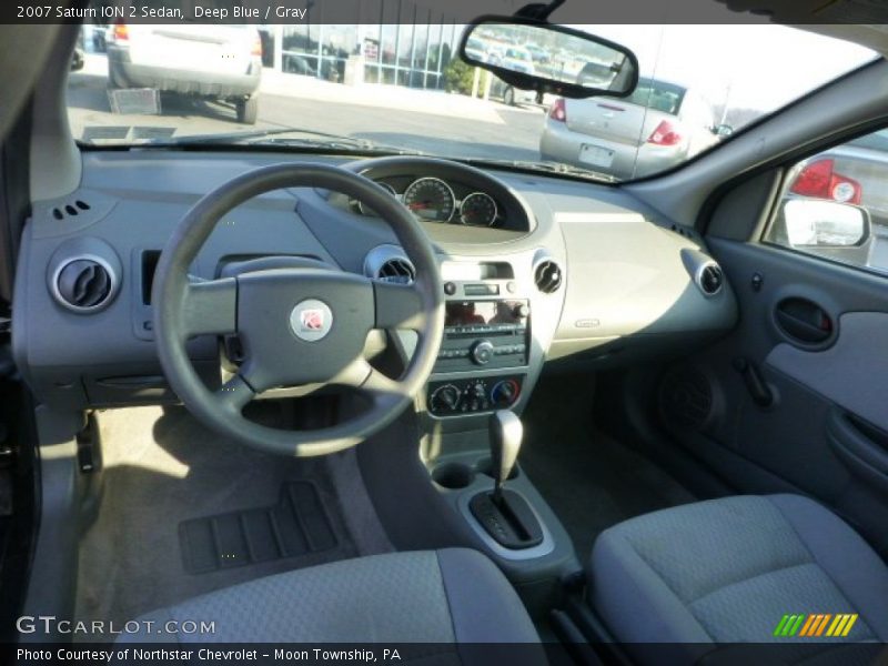 Deep Blue / Gray 2007 Saturn ION 2 Sedan