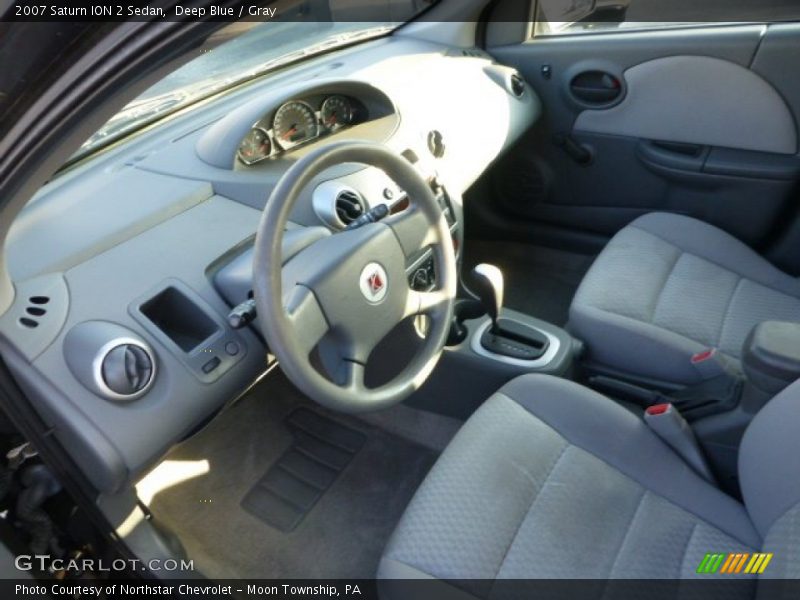 Deep Blue / Gray 2007 Saturn ION 2 Sedan