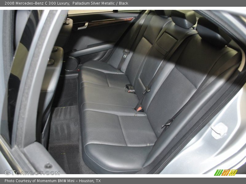 Palladium Silver Metallic / Black 2008 Mercedes-Benz C 300 Luxury