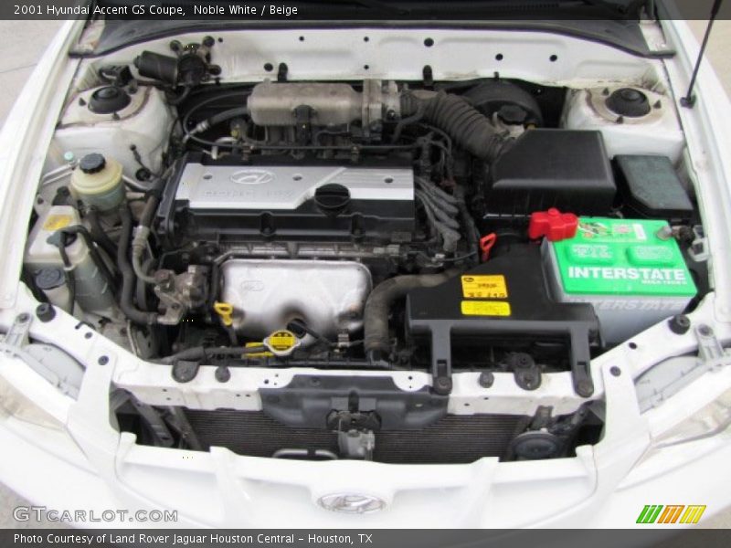  2001 Accent GS Coupe Engine - 1.6 Liter DOHC 16-Valve 4 Cylinder