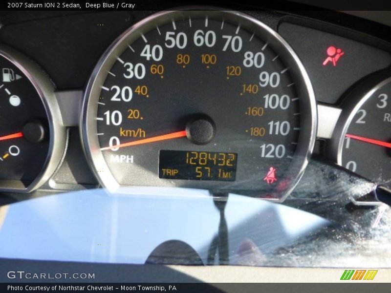 Deep Blue / Gray 2007 Saturn ION 2 Sedan