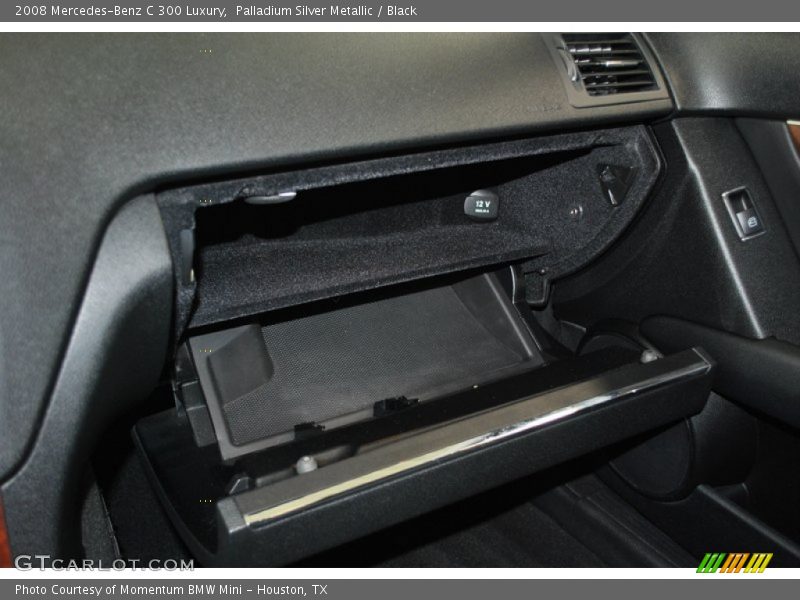 Palladium Silver Metallic / Black 2008 Mercedes-Benz C 300 Luxury